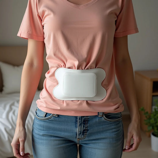 Lower Abdominal Heating Pad - כרית חימום לבטן תחתונה הקלה ממוקדת לכאב והתכווצויות